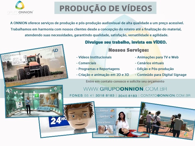 Foto 1 - Produo de Vdeos e Animao 2D e 3D - Curitiba