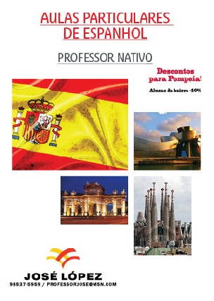 Aulas particulares de espanhol viagens e negócios