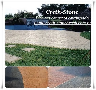 Foto 1 - Concreto estampado creth stone