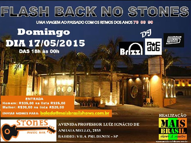 Foto 1 - Flash Back dia 17/05/15 no Stones Music Bar