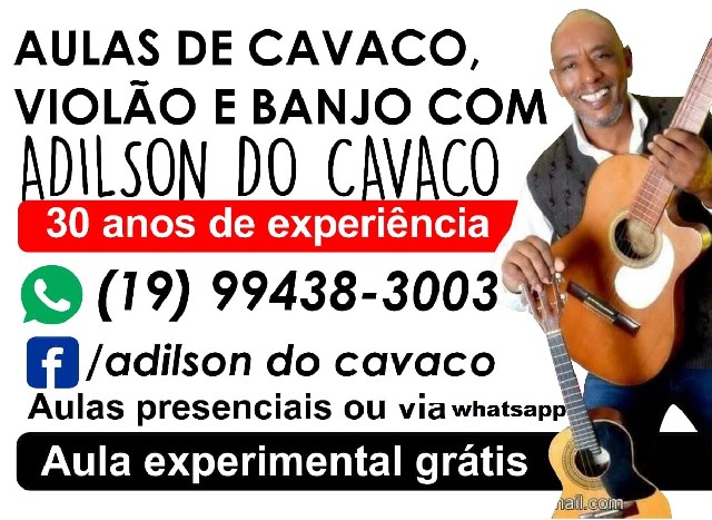 Foto 6 - Aulas de cavaco- banjo & Violo via whatsapp