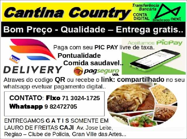 Foto 1 - Quentinhas Qualidade entrega gratis, Lauro Caji