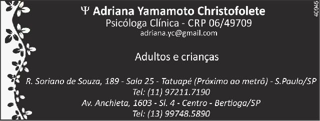 Foto 1 - Psicóloga clínica no Tatuapé