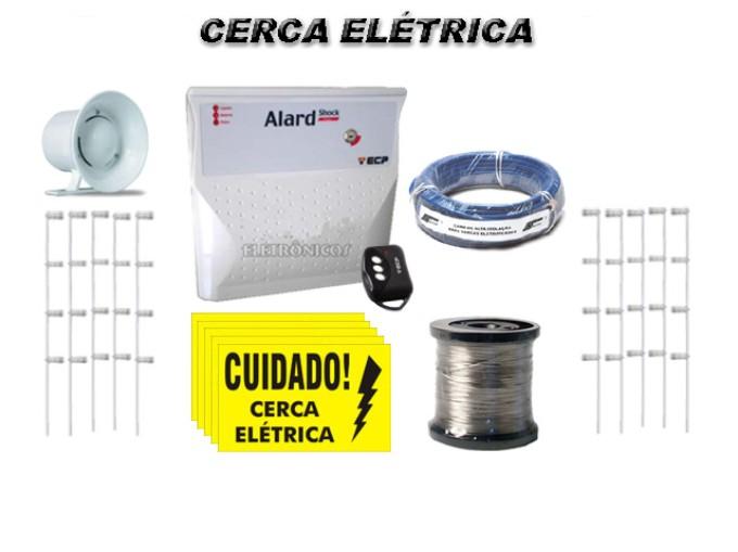 Instalação de cerca elétrica com alarme